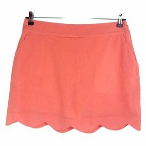 NWT Vineyard Vines Coral Scalloped Hem Golf Tennis Skort